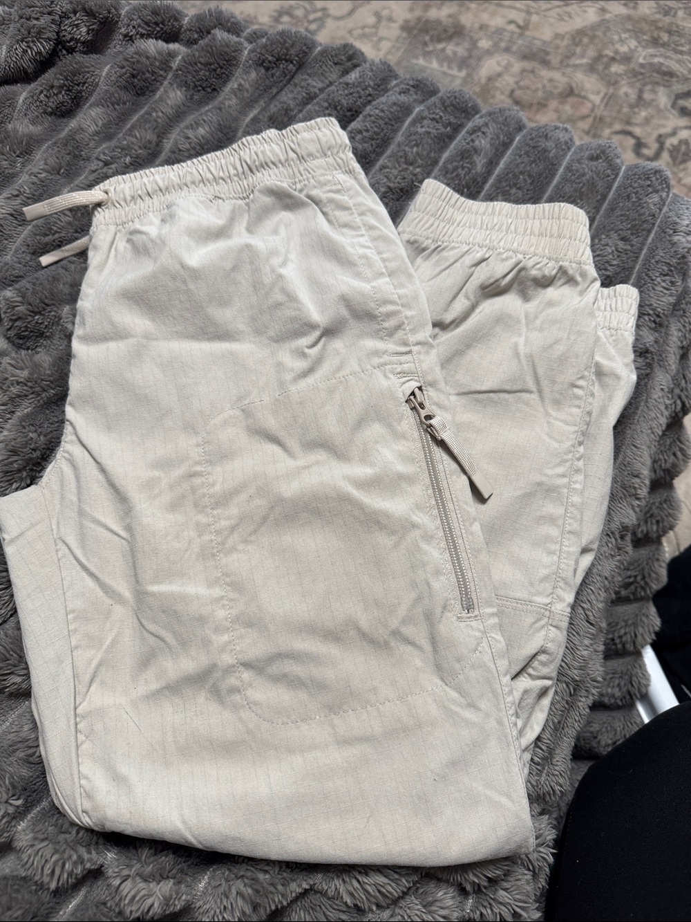 Champion Gray and Light Beige Elastic Waist jogger pants -youth boys
